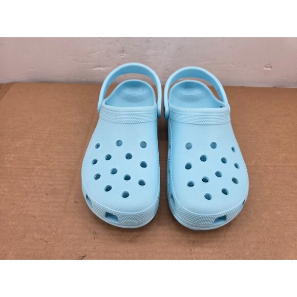 CROCS Classic Bue Clogs Men\'s 13 Adjustable Strap Mule Slide Water Pool Sandal
